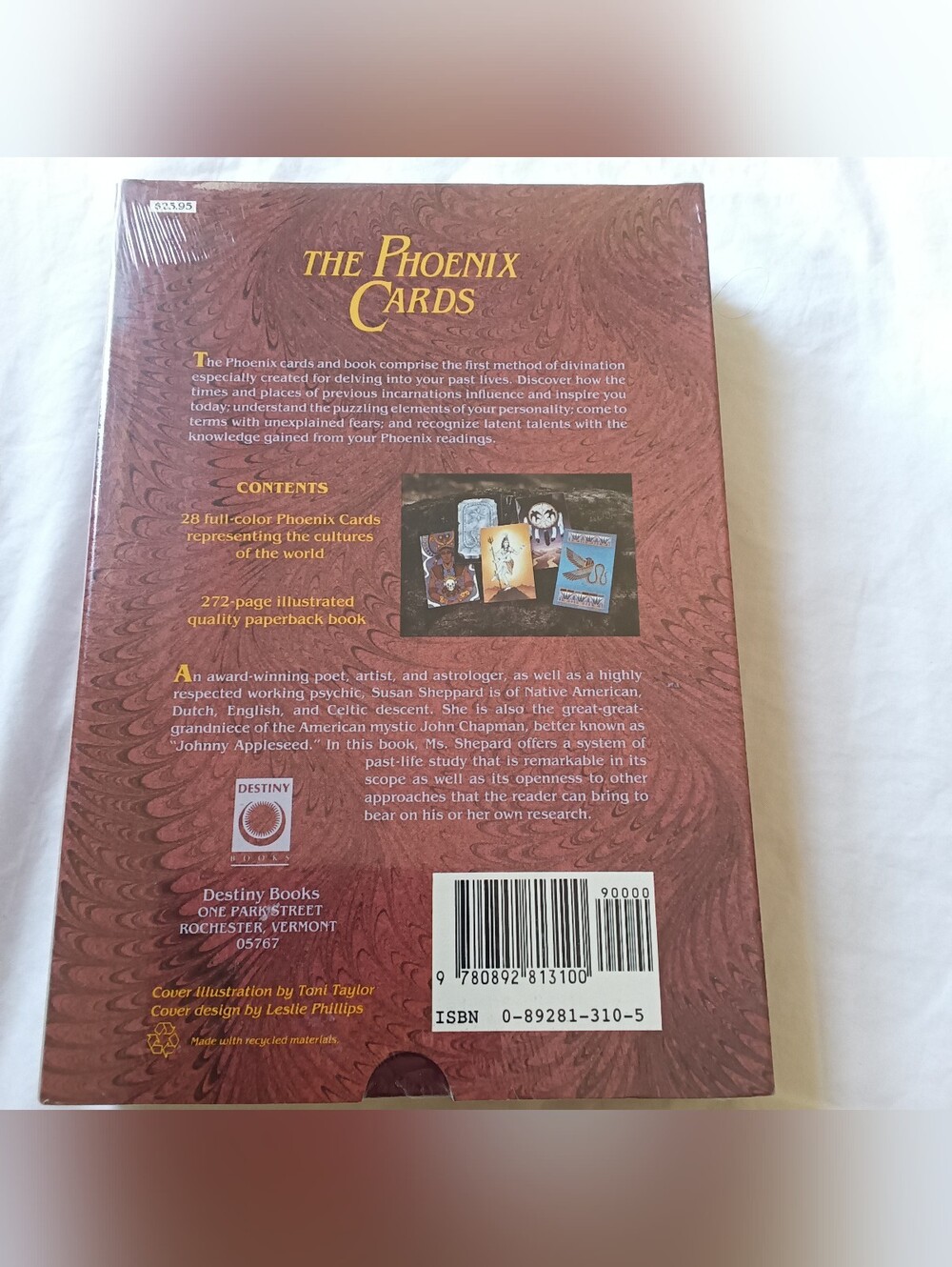 The Phoenix Cards by Susan Sheppard - Red & Gold Tarot Oracle Deck NEW SEALED - Picture 2 of 2